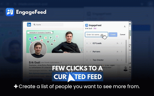 EngageFeed - Custom LinkedIn feed :: Stop scrolling noise. Curate your perfect LinkedIn feed.