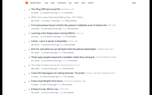 HexNode - A Hacker News Theme :: A custom look for Hacker News by programking.