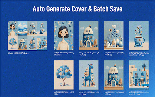 Midjourney Style Saver :: One-click bulk save Midjourney style images to your local machine or Eagle library.