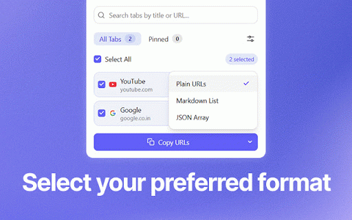Tab Grab :: Copy URLs from multiple tabs at once