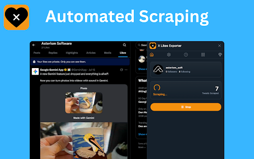 X Likes Exporter - Export Twitter Liked Tweets :: Export your liked posts from X (Twitter) in 1 click as CSV, JSON, or Excel. Backup, share, or access offline with ease.