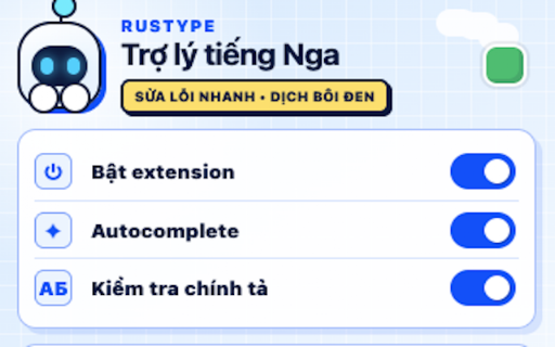 RusType :: Russian writing assistant for Vietnamese.