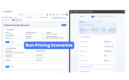 B2B Pricing Calculator — Incoterms & Landed Cost :: Calculate B2B sell prices with Incoterms, landed cost, freight & duties. Replace spreadsheets. Free: 3 quotes/day.