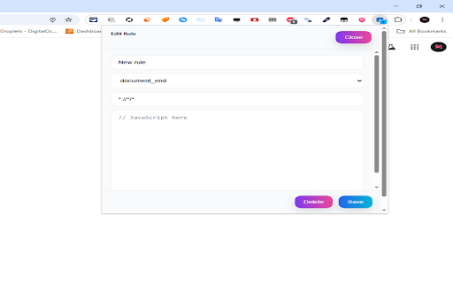 JS Injector :: Run custom JavaScript on page load.