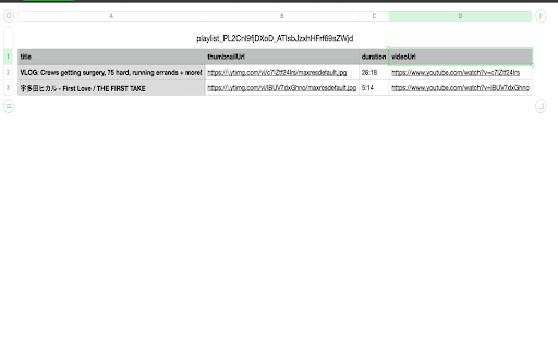 YouTube Playlist Importer & Exporter :: Export YouTube playlist details to CSV and import playlists from CSV.