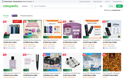 MBG Price Converter :: Converts prices on any website into MBG units. See how many days of Indonesia's free meal program every price is worth.