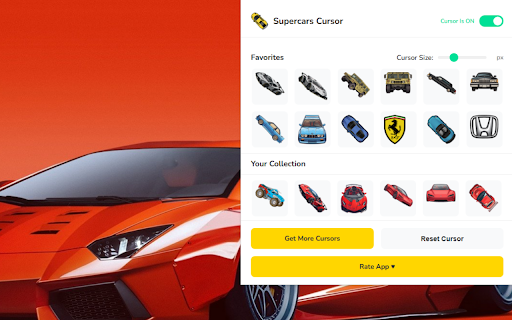 Supercars Cursor ★ Custom Cursor for Chrome™ :: Browse with 240+ supercar cursors: Lamborghini, Ferrari, Bugatti, McLaren & more!