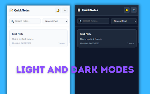 QuickNotes Pro :: A modern, intuitive note-taking extension with rich formatting and organization features