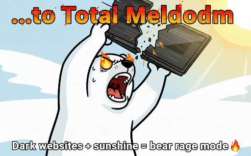 Sunny Bear :: Turn dark sites into bright, readable pages — one click for sunny, outdoor browsing.