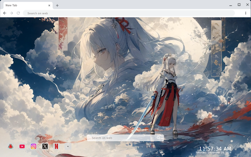 Hiyuki Under the Full Moon (WuWa) Live Wallpaper :: Transform your new tab into a serene nightscape with Hiyuki Under the Full Moon live wallpaper. Experience tranquility in HD.