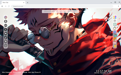 Cursed King Sukuna’s Blade Live Wallpaper :: Cursed King Sukuna’s Blade Live Wallpaper - Live HD video wallpaper for your Chrome new tab.