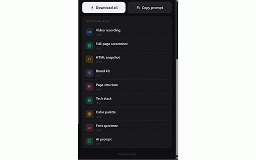 OnePrompt — Turn Any Website Into an AI Build Prompt :: Analyze any website, extract its structure, branding, tech stack, and generate clone-ready AI prompts in one click.