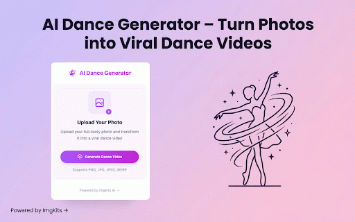 AI Dance Generator: Photo to Dance Video :: Transform static photos into viral dance videos with AI technology.