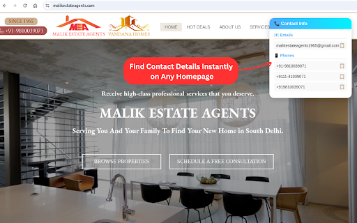 PhoneFinder – Find Contacts & Leads from Any Website Automatically :: PhoneFinder auto-extracts phone numbers, emails & contact links from any website you visit. A powerful tool for lead generation.