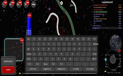 SlitherControl :: Enhance your slither.io experience by providing Controls.
