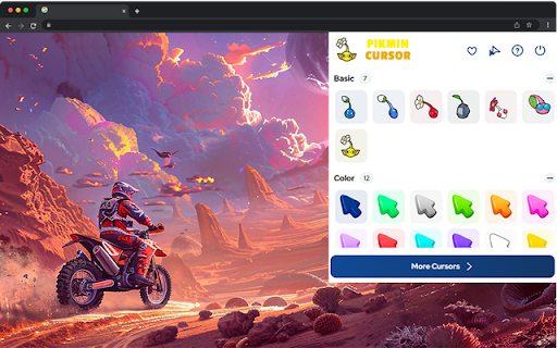 Pikmin Cursor - Game Cursor for Chrome :: Browse online with Pikmin cursors. Perfect for fans of Olimar & puzzle adventures!