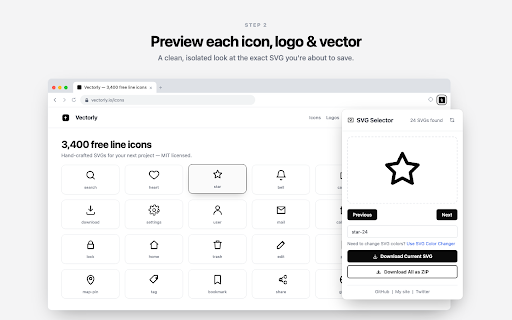 SVG Web Downloader & Extractor :: Extract and download SVG images from any website. Save vector graphics, icons, and logos in high quality SVG format.