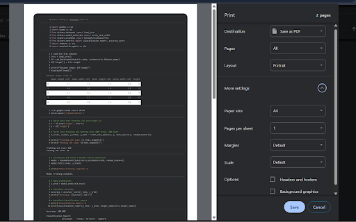 Colab Printer Pro :: Perfectly export Google Colab notebooks to PDF with intact iframes and light-theme syntax highlighting.