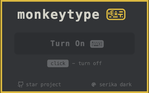 MonkeyType Extension :: Help you type faster and more accurately in MonkeyType