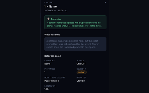 Kavara :: Protect sensitive data before it reaches AI tools. On-device tokenization for enterprise Shadow AI governance.