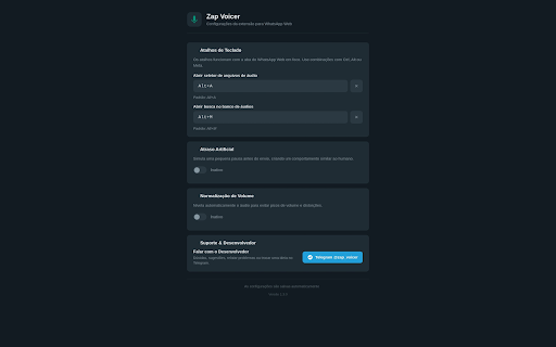 Zap Voicer - Audio as Voice :: Send local audio files and audio catalog memes as native voice messages on WhatsApp Web.