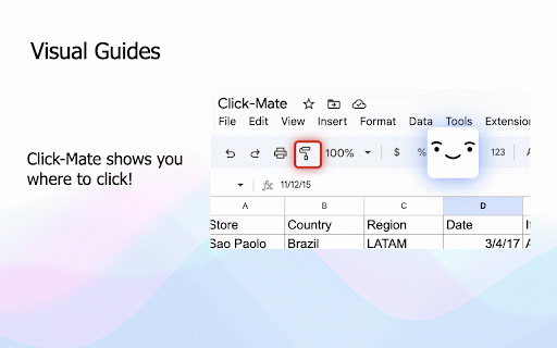 Click Mate :: Visual Ultimate How-to for Any Website