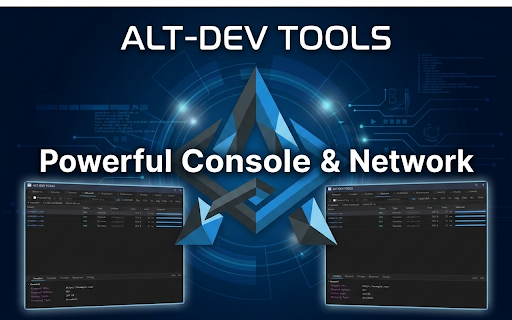ALT-DEV TOOLS :: A powerful sidebar DevTools alternative — Elements, Console, Network, Sources & Application panels right in your browser sidebar