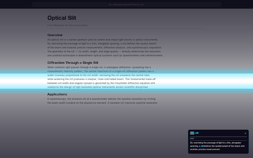 FocusRuler :: A precision reading ruler for papers and PDFs. Inspired by the optical slit — isolate one line, silence the rest.