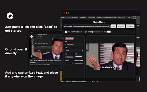 QuickMeme :: Create memes from any image with text overlay and customization