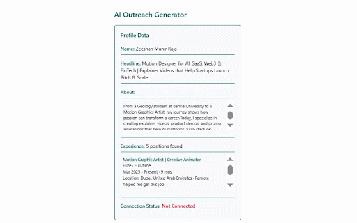 Connectee - LinkedIn AI Assistant :: AI Powered Extension for LinkedIn By Connectee