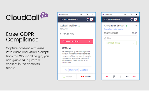 CloudCall Unified Communications for CRM - v3 Prelaunch :: Make, record, categorize and replay calls directly in Google Chrome