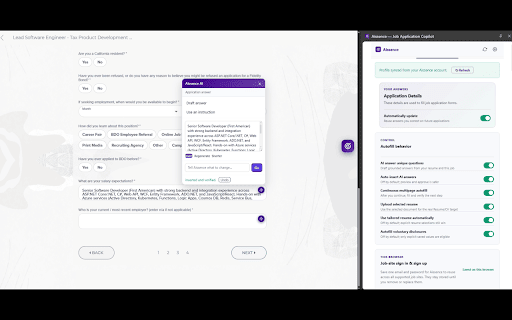 Aissence — Job Application Copilot :: Review and autofill job applications with verified answers, resume matching, and manual safety gates. By Aissence.