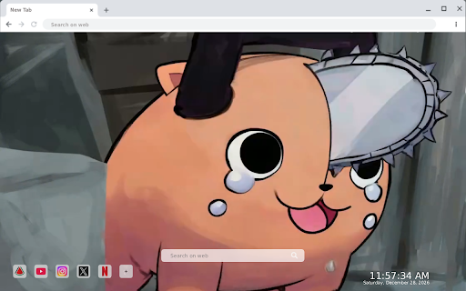 Pochita - Chainsaw Man Live Wallpaper :: Transform your new tab with Pochita's thrilling live HD wallpaper from Chainsaw Man for an exciting visual experience.