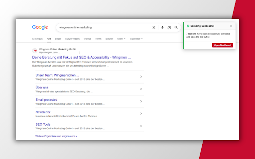 SerpX - On-SERP Analysis Tool :: Analyze SERPs directly in your browser, enrich data via APIs or crawls, and master on-SERP analysis.