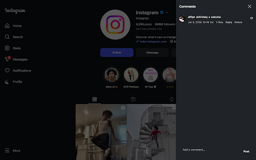 Instafn :: Extend your Instagram web experience with useful features