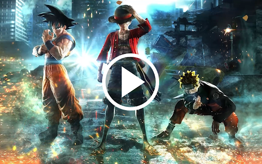 Naruto Luffy and Son Goku Live Wallpaper :: Unite legends in your Chrome with Naruto Luffy and Son Goku Live Wallpaper — an epic animated new tab featuring...