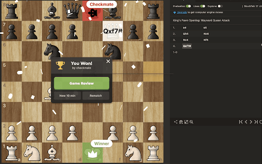 Chess Notation Helper :: Highlights chess squares based on notation input during games on Lichess and Chess.com.