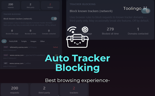 Toolingo - Your All In One Privacy Security Tools :: Toolingo helps you understand website cookie usage, third-party tracking, and connection security — on your device.