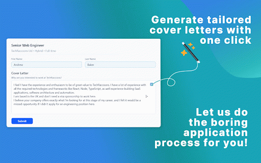 Tap Apply - Autofill job applications with AI :: Apply to more jobs in less time