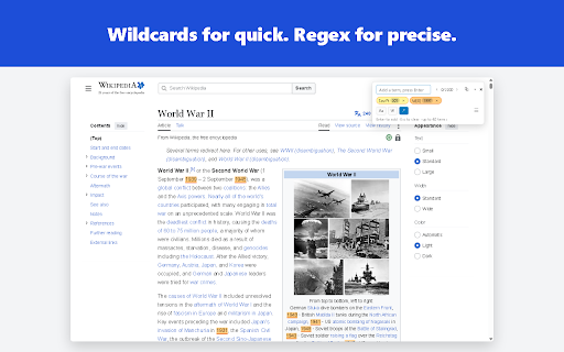 TurboFind — Highlight Multiple Words :: Highlight multiple words at once, each in its own colour. A faster Ctrl+F that won't freeze on huge pages.