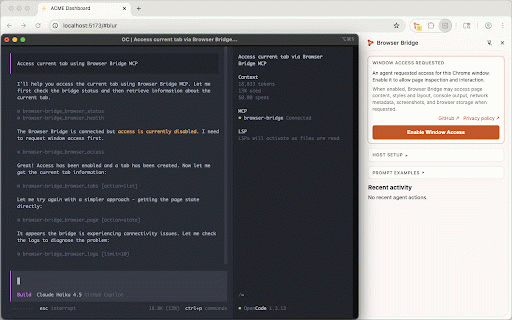 Browser Bridge (BBX) :: Local bridge between your coding agent and browser. Structured access to DOM, styles, console, network, and reversible patches.