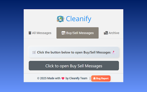 Cleanify – FB Chat Cleaner :: Clean up your Facebook™ chats instantly. Delete or archive all messages with one click—fast, safe, and easy to use.