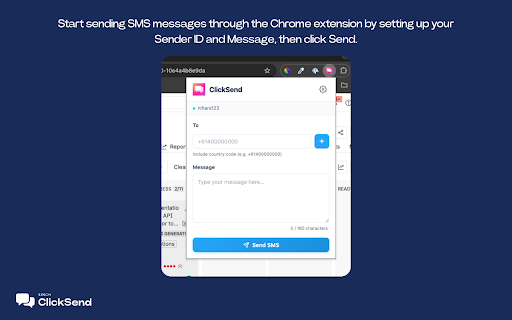 ClickSend SMS :: Send SMS messages directly from your browser using ClickSend.