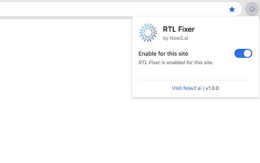 Now2.ai RTL Fixer :: Automatically fixes RTL text handling in AI chat platforms