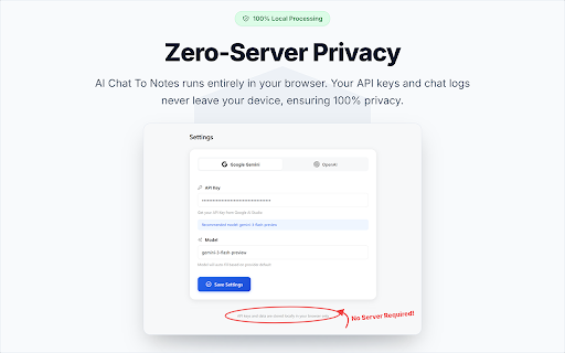 AI Chat To Notes :: Extract and summarize Gemini / ChatGPT conversations with AI, and make your conversations into Obsidian Notes.