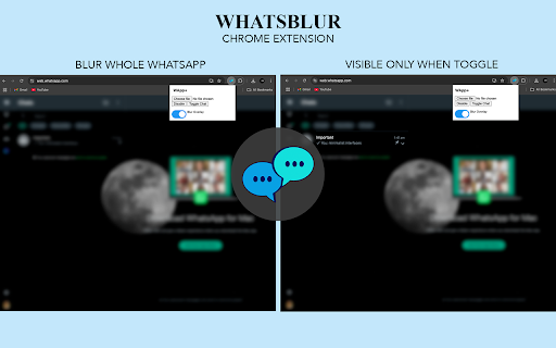 WApp+ - WhatsApp Web background :: Customize your WhatsApp Web background and toggle chat sidebar.