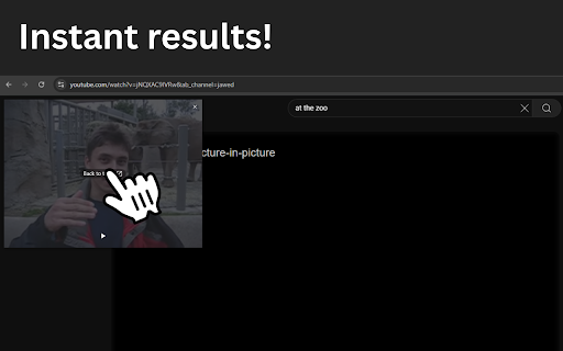 Live PiP Media Player: Display any media in a floating window :: Create a standalone window for Picture-in-Picture playback.