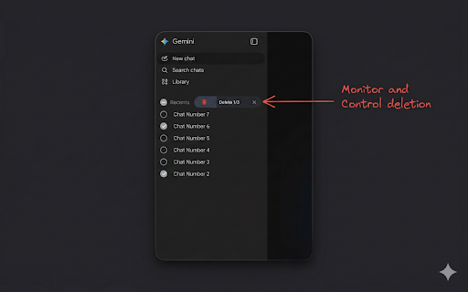Gemini Mass Delete :: Multi-select and mass-delete Gemini chats.
