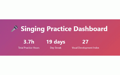 SingStreaks - Singing Practice Tracker :: Track your singing practice, build streaks, and improve your voice with smart session tracking