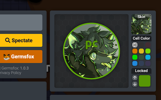 Germsfox :: Emotes, skins, themes, gameplay and moderation tools for Germs.io!